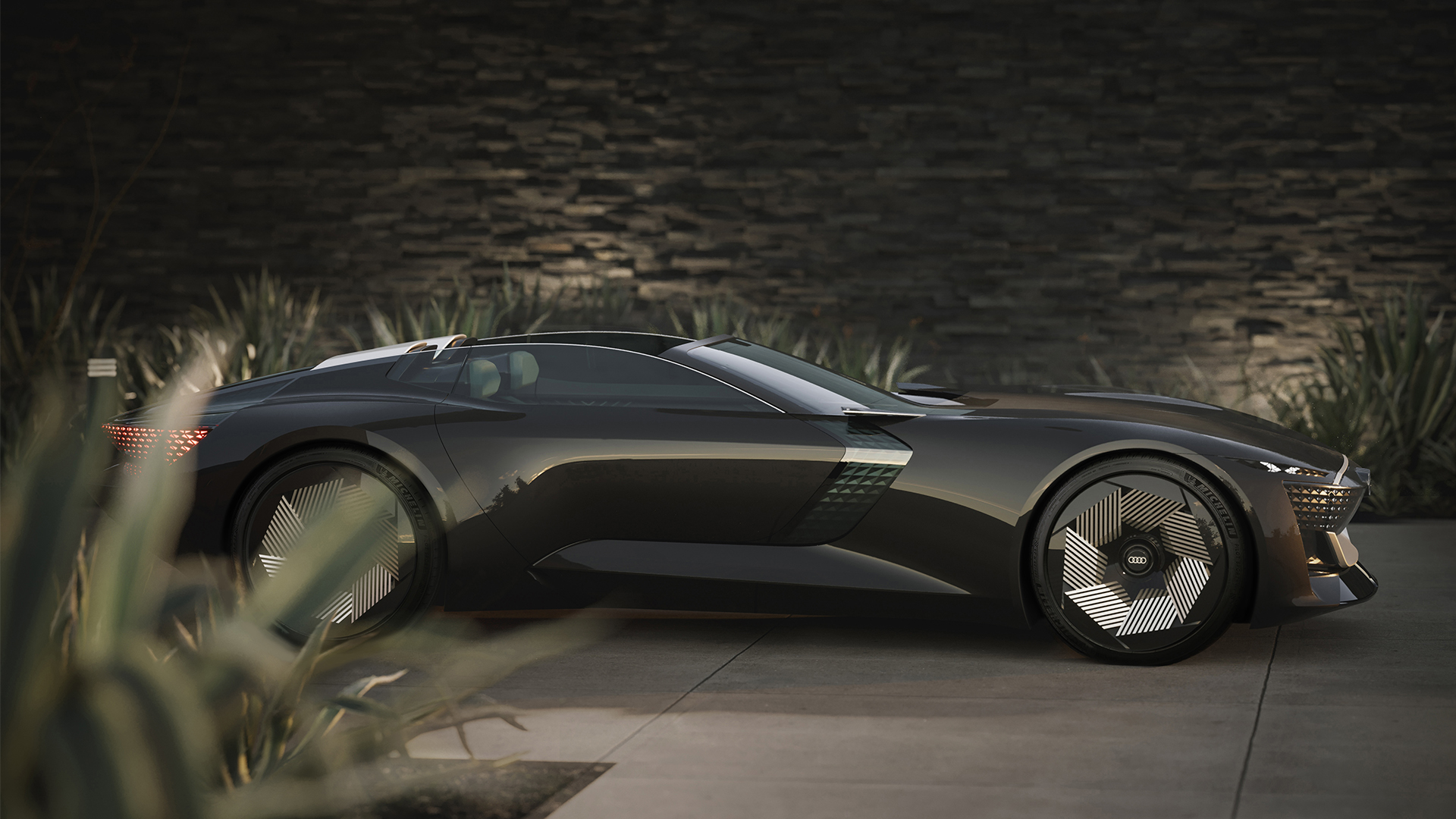 Side view of the Audi skysphere concept{ft_concept-vehicle}