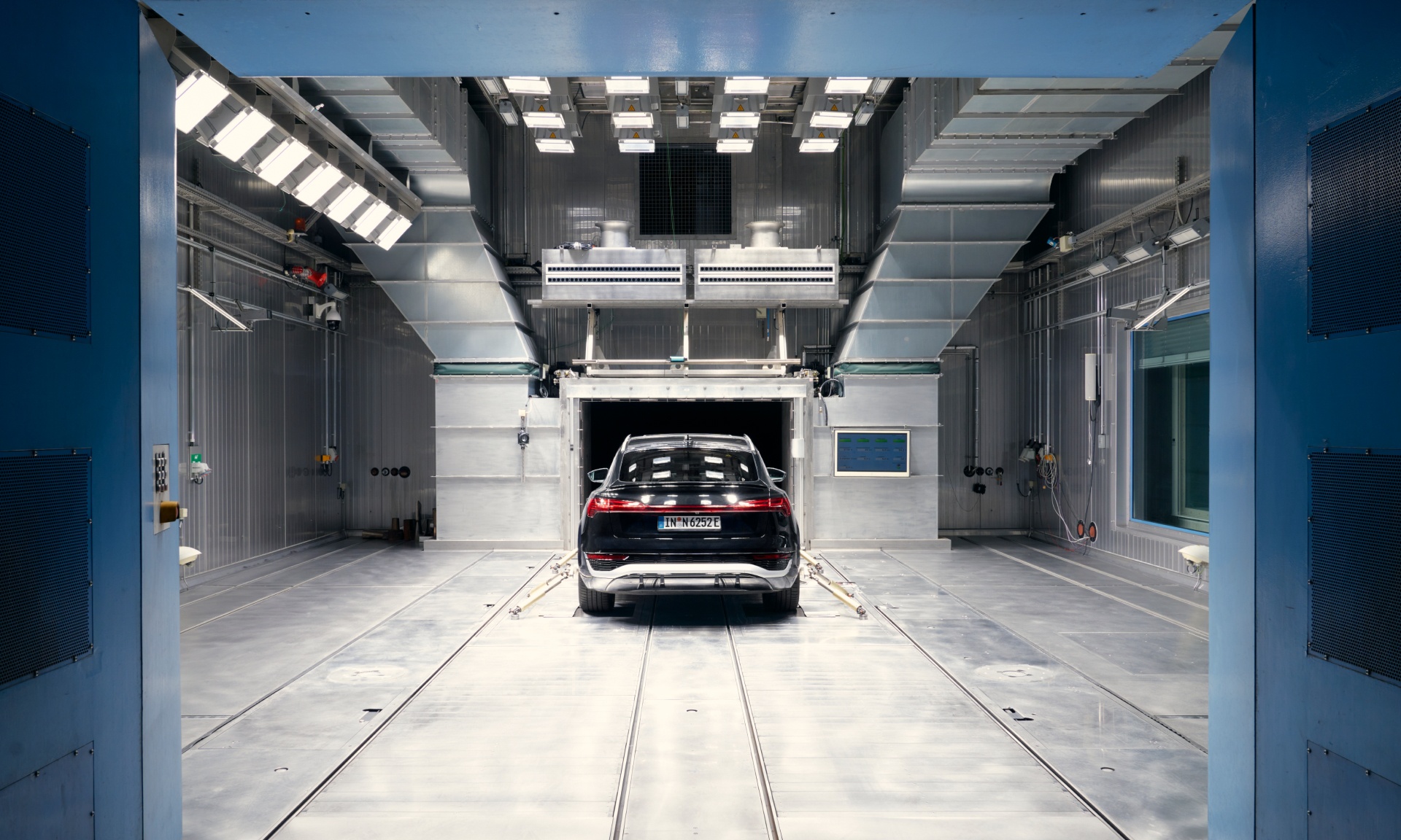 A look inside Audi’s climatic wind tunnel.