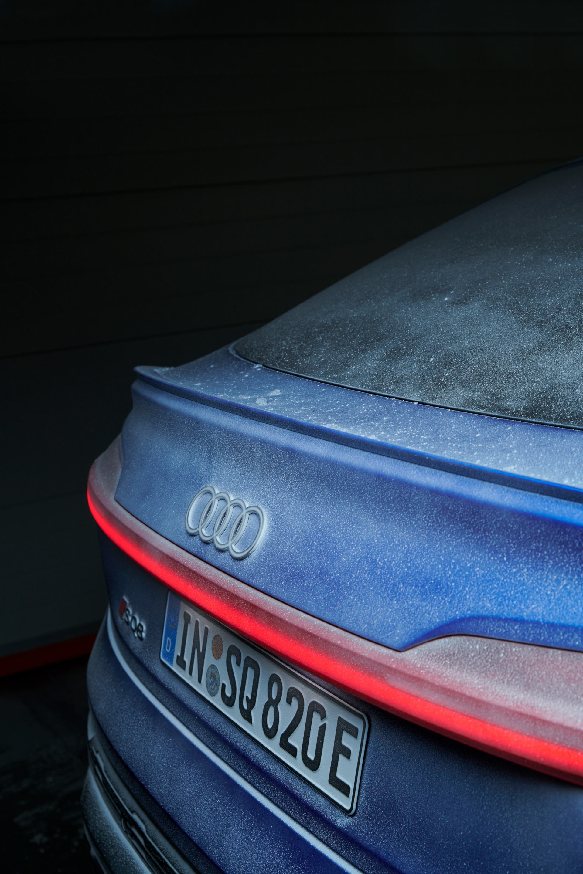 The rear of the Audi SQ8 Sportback e-tron.